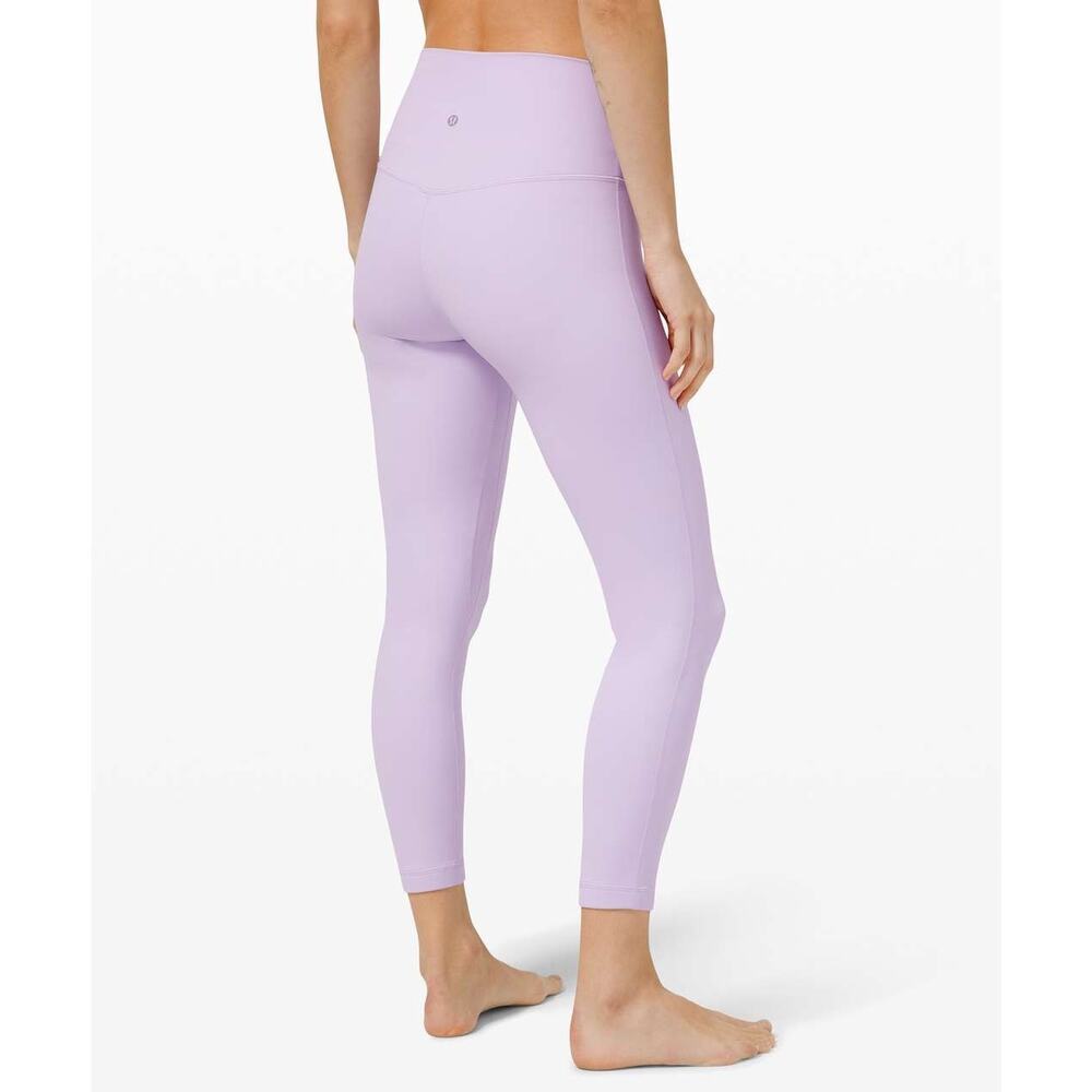 Lululemon Align Pant 25” Leggings Women’s 2 W5CTCS Lavender Dew Nulu Activewear